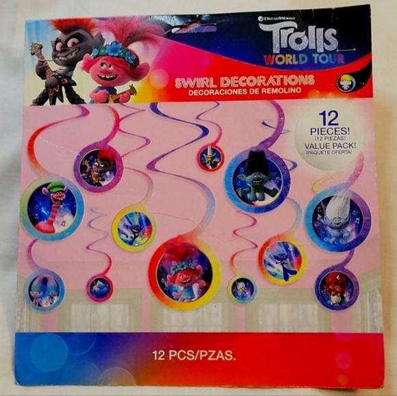 NEW 46 Piece Dreamworks Trolls Party Invitations, Decor & Favors Bundle - SET B - Picture 13 of 17